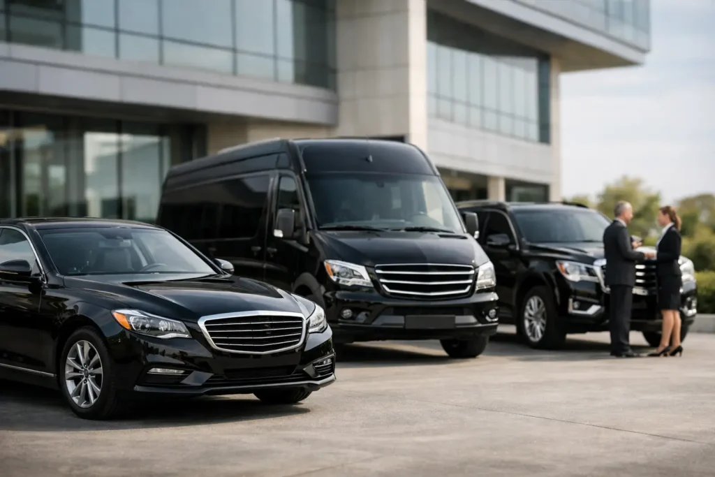 Frota de vans e carros executivos para traslado corporativo em Jundiaí